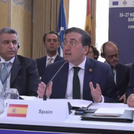 Albares pide el retorno de la Autoridad Palestina a Gaza, "el único socio posible para la paz"