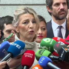 Yolanda Díaz muestra su "absoluta disconformidad" con la propuesta de Economía para reformar el subsidio por desempleo