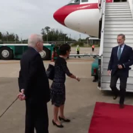 Felipe VI llega a Buenos Aires para asistir mañana a la toma de posesión de Milei