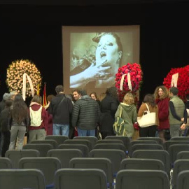 Último adiós a la actriz Itziar Castro en la localidad barcelonesa de Pallejà