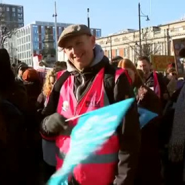 Reino Unido vive su mayor jornada de huelgas en más de una década