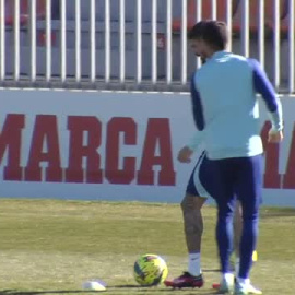 Última sesión del Atleti antes de recibir al Getafe  