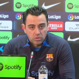 Xavi: "No me siento favorito, me siento un candidato a ganar laLiga"