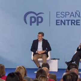 Aznar y Rajoy arropan a Feijóo