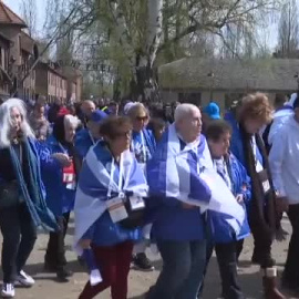 La Marcha de los Vivos en Auschwitz cumple 35 años