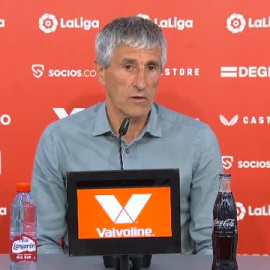 Mendilíbar reconoce que los jugadores "están a gusto" tras la victoria del Sevilla ante el Villarreal (2-1)