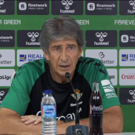 Pellegrini: "El equipo no se ha caído nunca, pero la ilusión tiene que ir de la mano de la realidad"