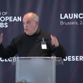 Tebas: "La ECA no representa a los clubes de Europa, solo es abierta para el café y el té en buenos hoteles"  