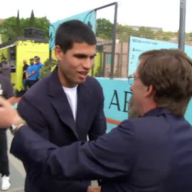 Alcaraz, gran protagonista en la presentación del Mutua Madrid Open  