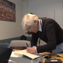 Clara Ponsatí da plantón al Tribunal Supremo