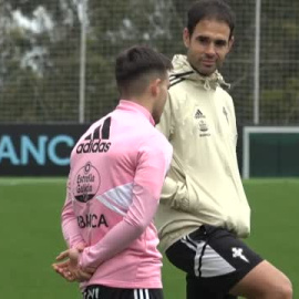 El Celta ultima detalles de cara al partido de mañana contra el Almería