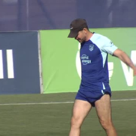 Oblak no se entrena por unos problemas cervicales y será baja ante el Mallorca