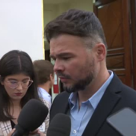 Rufián, sobre Feijóo: "Si a Ayuso le va muy bien, igual tenemos un Casado dos"