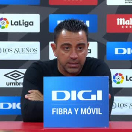 Xavi admite la "merecida" derrota en Vallecas: "No nos podemos dormir"