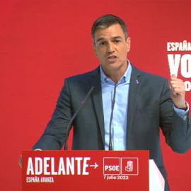 Sánchez marca las líneas de la campaña del PSOE: "Con Abascal, nunca"
