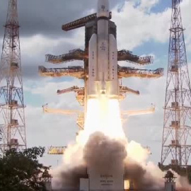 La India lanza una nave espacial a la cara oculta de la Luna