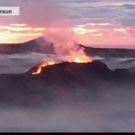 Continúa en erupción el volcán Fagradalsfjall de Islandia