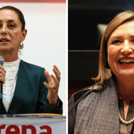 Claudia  Sheinbaum y Xóchitl Gálvez, las dos candidatas a presidir México