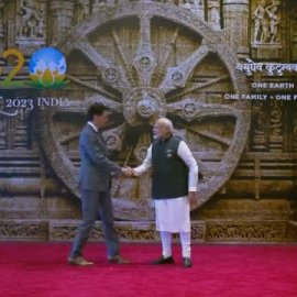 Modi recibe a los líderes del G20 a su llegada a la cumbre de Nueva Delhi