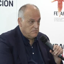 Tebas valora la renuncia de Rubiales y pide centrarse en reparar el daño reputacional