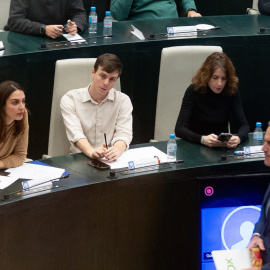 Ortega Smith y los concejales de Vox abandonan el pleno en el que se debate su reprobación