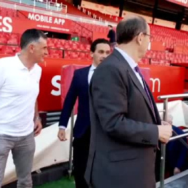 El Sevilla presenta a Mendilibar   