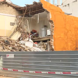 Se derrumba un edificio en Sitges (Barcelona)