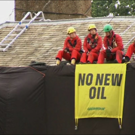 Activistas de Greenpeace se cuelan en la mansión privada de Rishi Sunak para protestar contra su plan energético