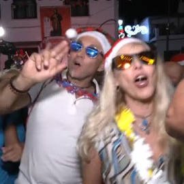 La localidad granadina de Bérchules celebra un año más su particular Nochevieja en agosto