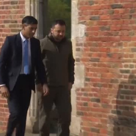 Zelenski se reúne con Sunak para hablar de la evolución de la guerra en Ucrania