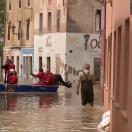 Croacia se sumerge tras las fuertes lluvias de los últimos días