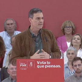 Sánchez: "La derecha me dice que soy el 'multianuncio', pero prefiero anunciar que meter la pata como hacen otros en sus mítines"