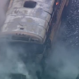 Se incendia un autobús escolar en el que viajaban 6 niños en Nueva York