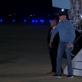 Biden ya está en Washington tras una visita relámpago de ocho horas a Tel Aviv