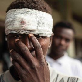 Un joven migrante herido tras intentar cruzar la valle de Melilla recientemente