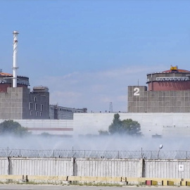 Fotografía de la central nuclear de Zaporiyia, en Ucrania.