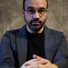 El escritor segoviano Alberto Olmos.- JAIRO VARGAS