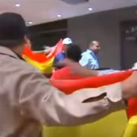 Los cuatro ultras condenados por asaltar Blanquerna en 2013 entran en prisión. /EUROPA PRESS