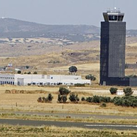 Imagen del aeropuerto de Ciudad Real, completamente abandonado.