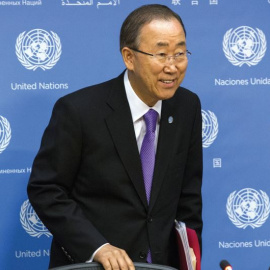 El secretario general de la Organización de las Naciones Unidas (ONU), Ban Ki-moon. REUTERS