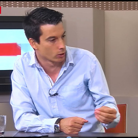 El exteniente Segura, durante el programa de PúblicoTV sobre el Ejército y Catalunya.