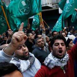 Seguidores del movimiento de los Hermanos Musulmanes, en una imagen de archivo. REUTERS