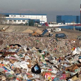Imagen del vertedero de Valdemingómez, en Madrid. / Archivo EFE