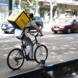 Repartidor de Glovo. EUROPA PRESS/Archivo