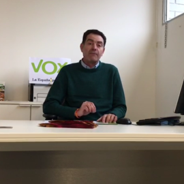 El presidente de Vox en Lleida, José Antonio Ortiz Cambray. / CAPTURA DE PANTALLA - FACEBOOK