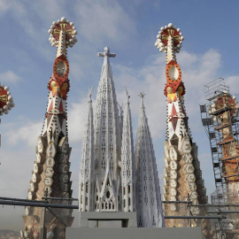Una imagen del proyecto de la Sagrada Familia.- EFE