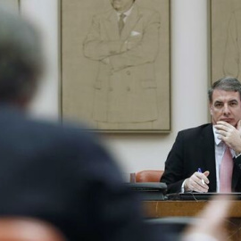 El presidente de SEPI, en una comparecencia en el Congreso. EFE