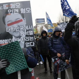 Protestas corea del sur