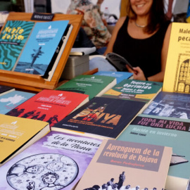 04/12/2024 - Una parada en una fira amb llibres de Descontrol Editorial.