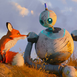 Fotograma de 'Robot Salvaje', película producida por DreamWorks Animation y distribuida por Universal Pictures.